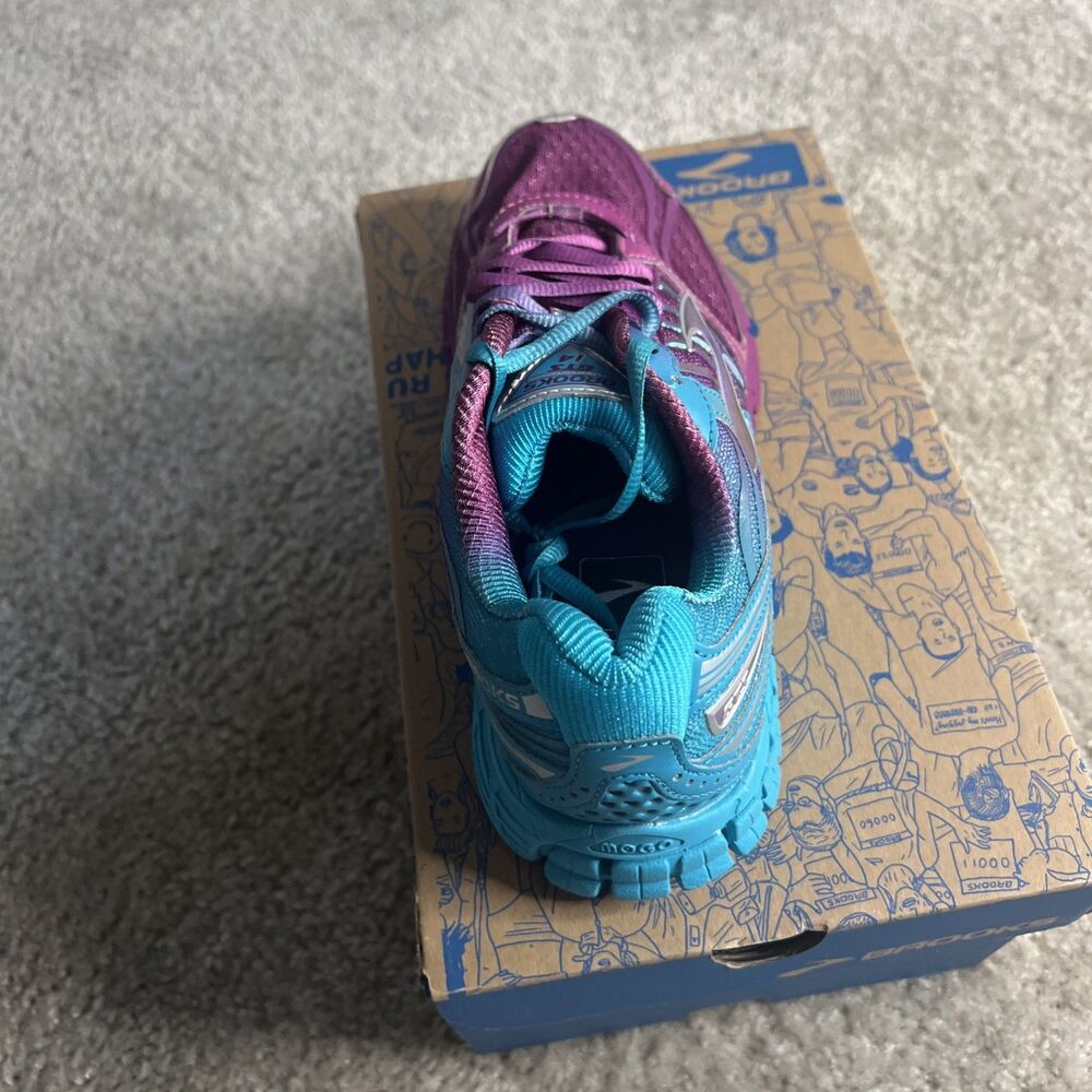 Brooks Adrenaline GTS 14 Women's Run/Walk Shoes Size 7.5 B New w/Box Ombre Blue - Picture 6 of 8